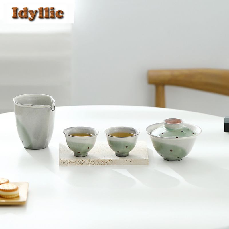 Korean Tea Set - Wabi Sabi 스타일 파워 음과 거친
