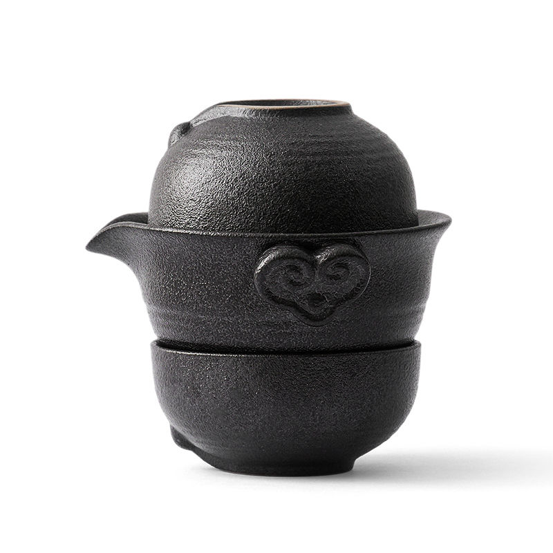 Korean Tea Set - 중국 쿵푸 차 세트, 여행용 세라믹