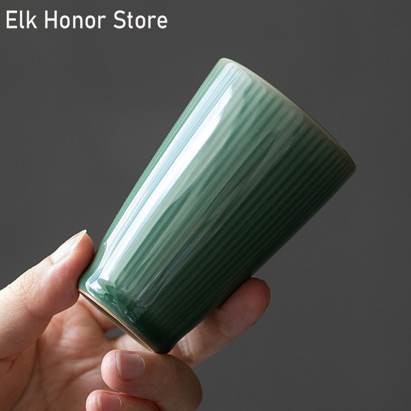 Celadon Ceramic Cup - 90ML 왕위 가마 청자 차 컵