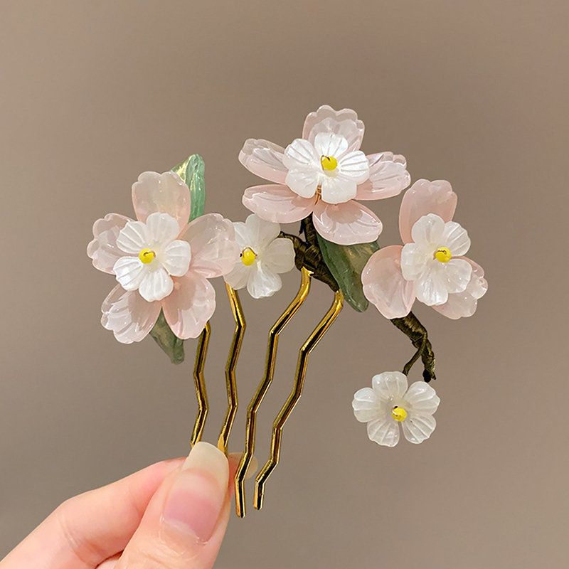 Hanbok Hair Pin - 1Pc 클래식 헤어 빗 중국 스타일