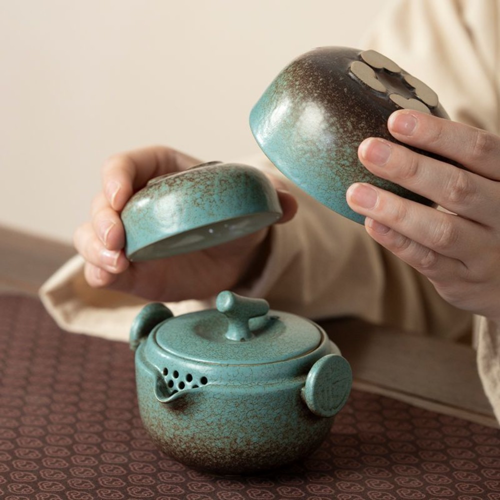 미니멀리스트 2 in 1 다도 세트 세라믹 보관 가방  - Korean Tea Set 리뷰 및 가격