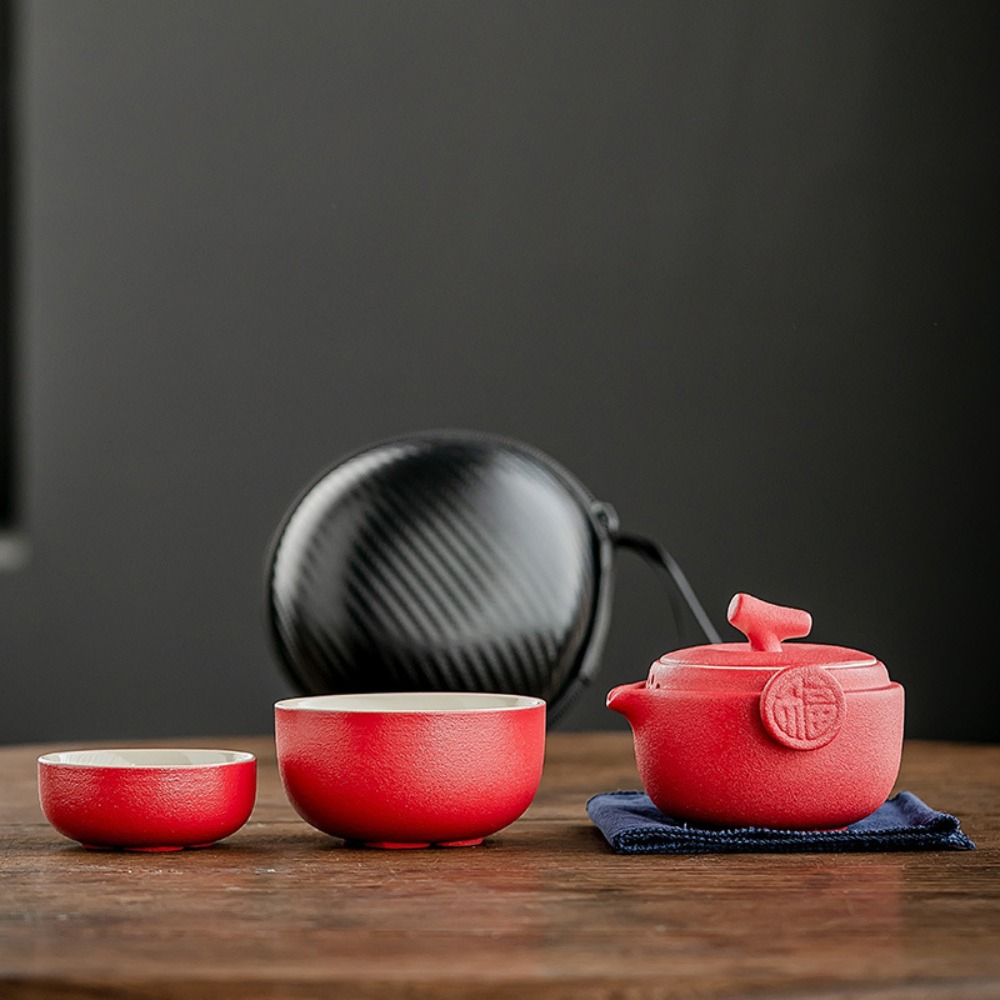 미니멀리스트 2 in 1 다도 세트 세라믹 보관 가방  - Korean Tea Set 리뷰 및 가격
