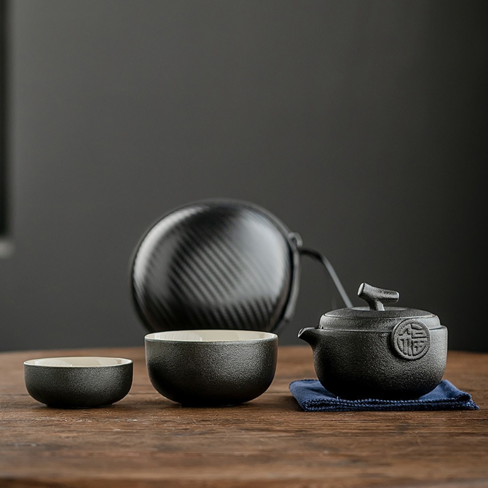 미니멀리스트 2 in 1 다도 세트 세라믹 보관 가방  - Korean Tea Set 리뷰 및 가격
