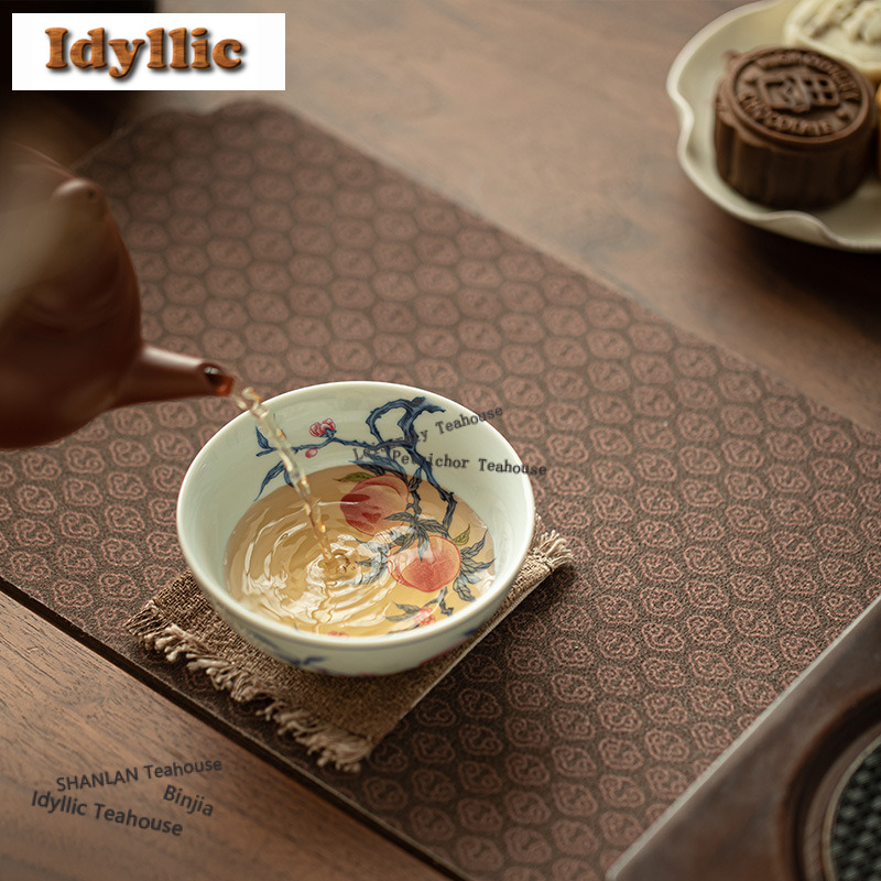 100ml 청자 장수 복숭아 찻잔 앤티크 티볼 티 페어 - Celadon Ceramic Cup 리뷰 및 가격