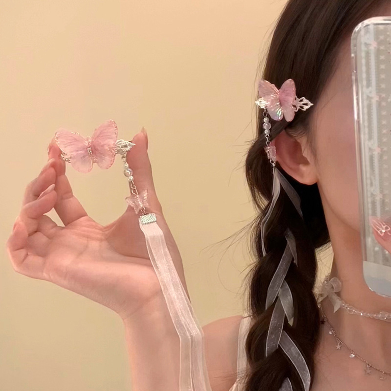 2pcs 네오 중국 스타일 헤어 클립 여자를위한 요정  - Hanbok Hair Pin 리뷰 및 가격