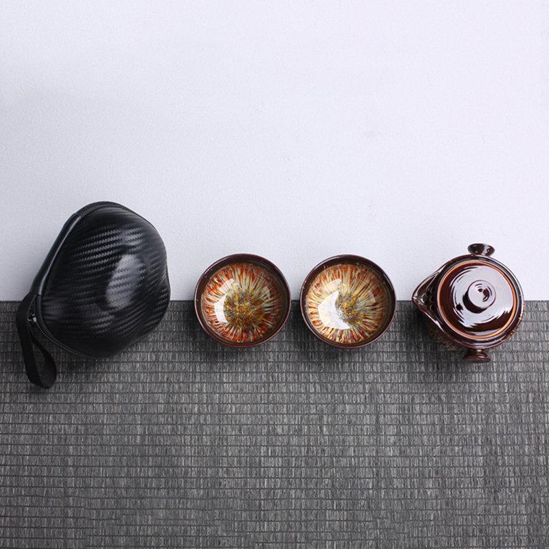 휴대용 세라믹 주전자 게이완 2 컵 차 세트, 중국 휴 - Korean Tea Set 리뷰 및 가격