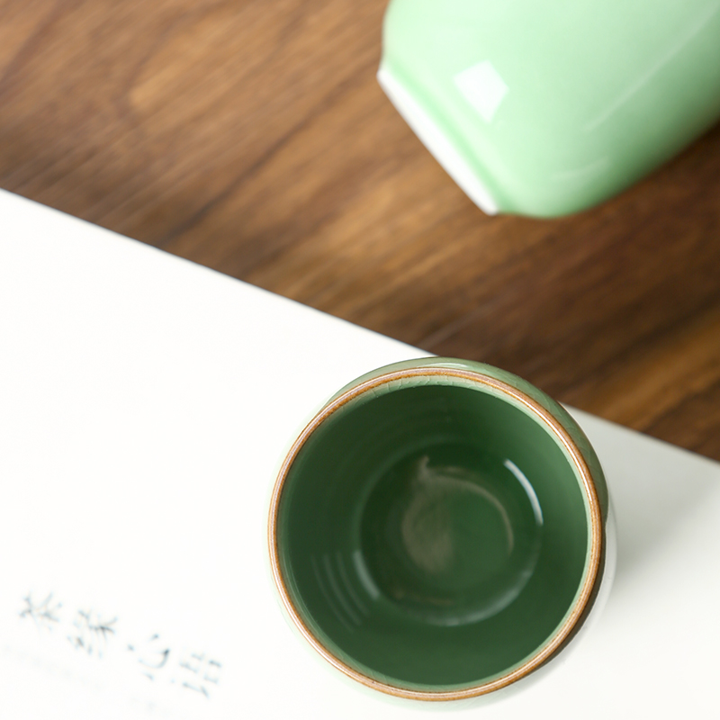 CHANSHOVA-도자기 찻잔 세트, 중국 전통 스타일 - Celadon Ceramic Cup 리뷰 및 가격