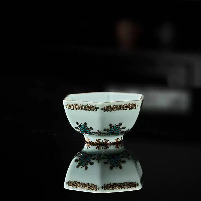 둔황 청자 도자기 개인용 고급 레트로 테이스팅 컵, 쿵 - Celadon Ceramic Cup 리뷰 및 가격
