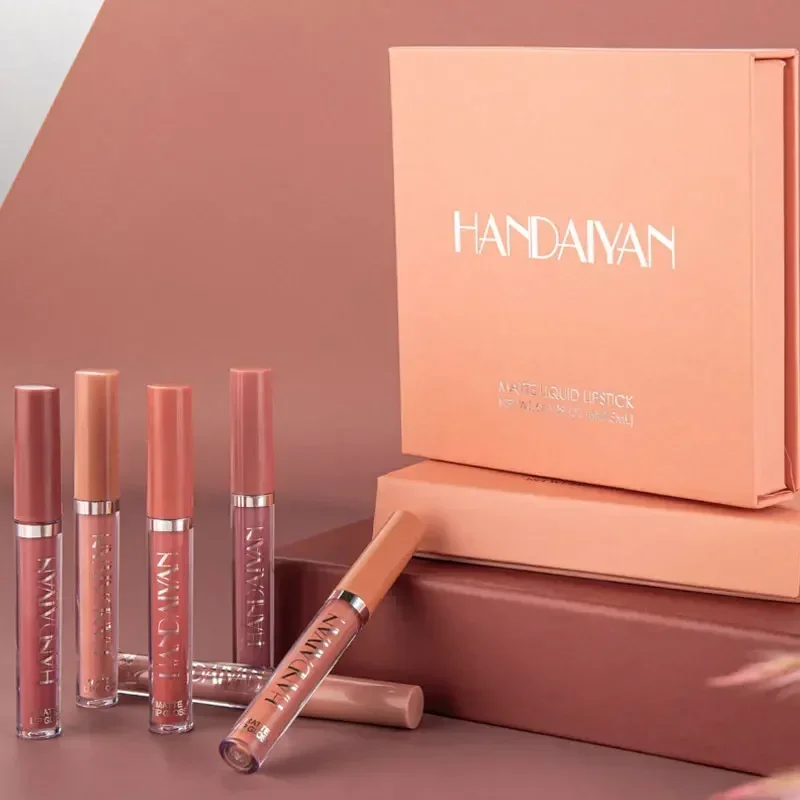HANDAIYAN 6 PCS 립스틱 세트 여성용 메이크 - Lip Tint Korean 리뷰 및 가격