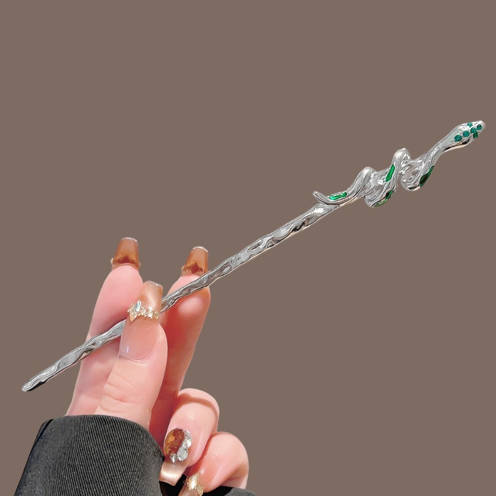 새로운 중국 스타일 은색 금속 헤어 스틱 트위스트 웨이 - Hanbok Hair Pin 리뷰 및 가격