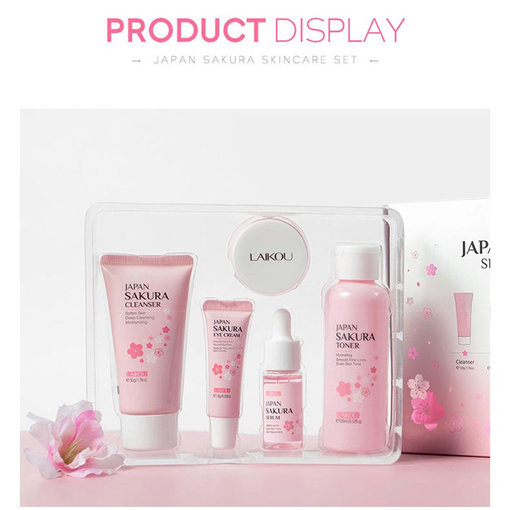 사쿠라 스킨 케어 세트, 페이스 크림 세럼 토너, 페이 - Korean Skincare Routine 리뷰 및 가격