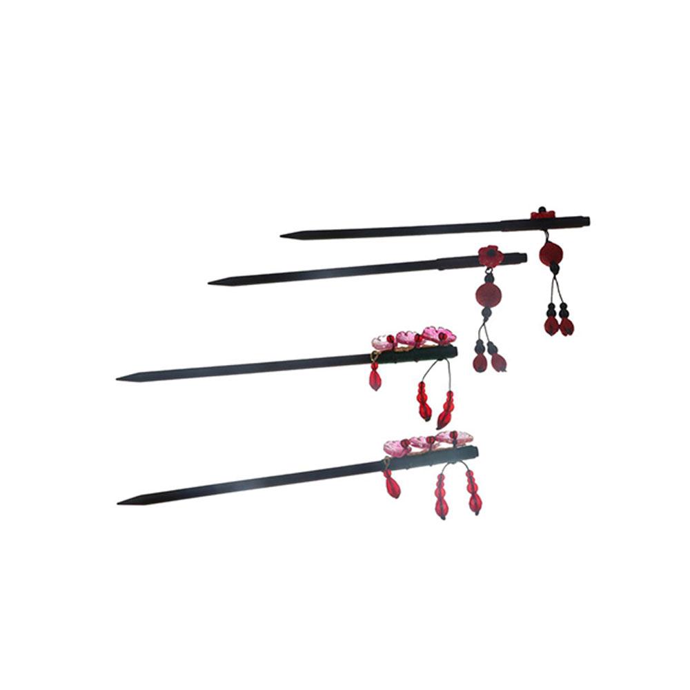 클래식 꽃무늬 나무 머리핀 빨간색 새해 한푸 머리핀 한 - Hanbok Hair Pin 리뷰 및 가격