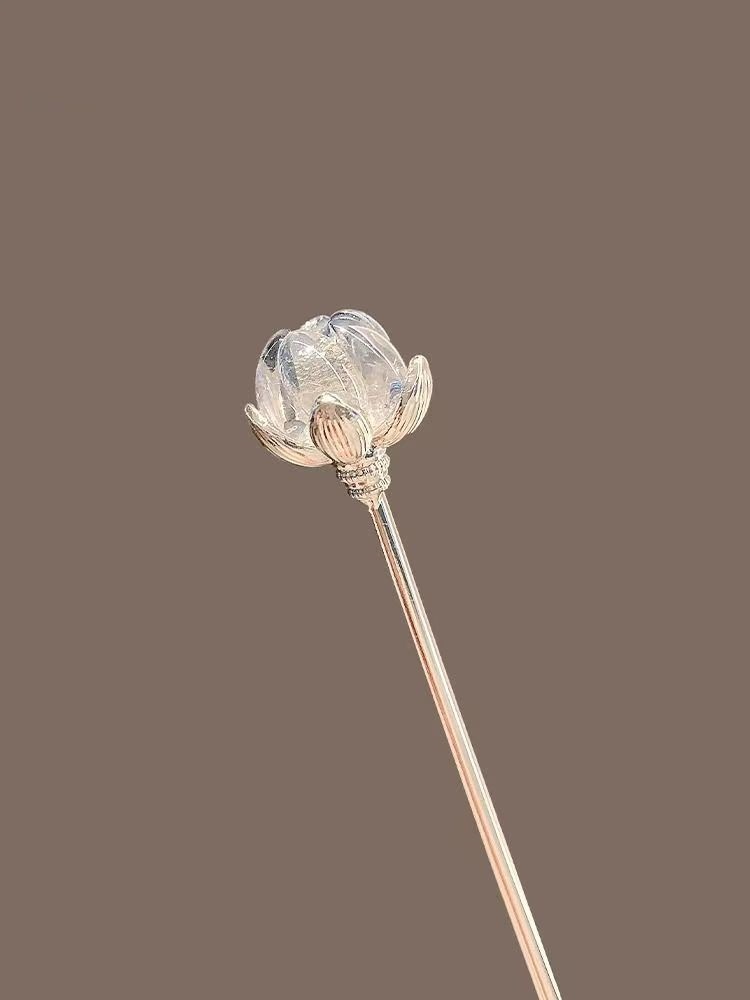 여성용 크리스탈 연꽃 머리핀, 고대 스타일, 새로운 중 - Hanbok Hair Pin 리뷰 및 가격