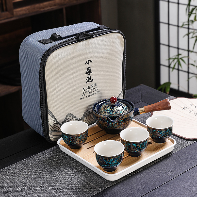 중국 쿵푸 차 세트, 모래 세라믹 차 세트, 여행 쿵푸 - Korean Tea Set 리뷰 및 가격