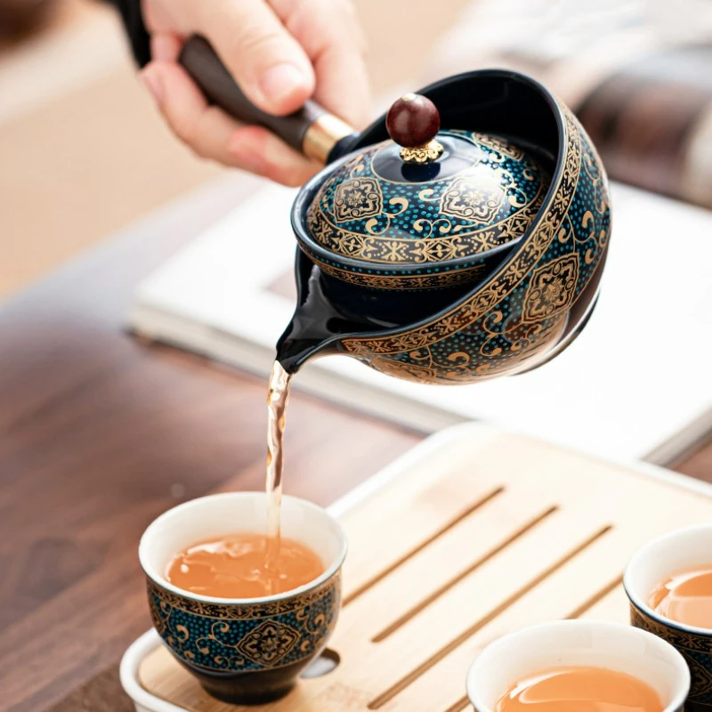 중국 쿵푸 차 세트, 모래 세라믹 차 세트, 여행 쿵푸 - Korean Tea Set 리뷰 및 가격