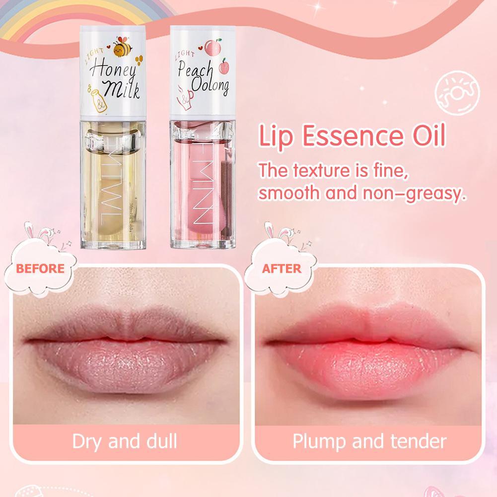 코리안 카와이 립 글로스 허니 피치 립 오일 오랫동안  - Lip Tint Korean 리뷰 및 가격