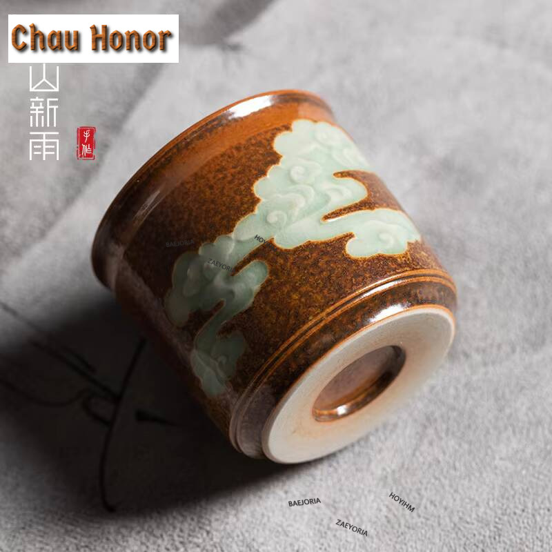 수제 Longquan 청자 찻잔, 빈티지 가마 변경 마 - Celadon Ceramic Cup 리뷰 및 가격