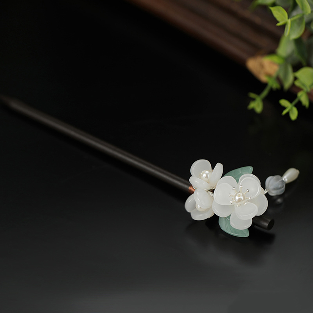 레트로 꽃 머리핀 진주 백단향 Tassek 헤어 스틱  - Hanbok Hair Pin 리뷰 및 가격
